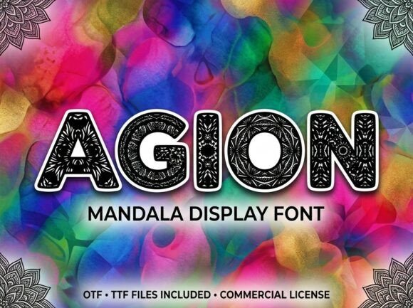 Agion: The Artistic Display Font for Impactful Design