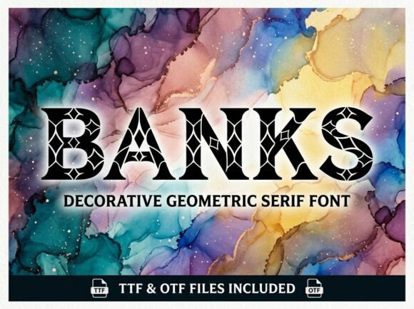 Banks: The Bold Display Font for Unforgettable Branding