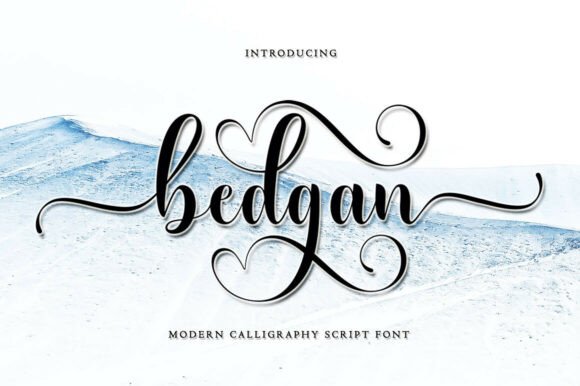 Bedgan: The Modern Calligraphy Script for Ethereal Design