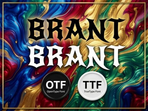 Brant: A Display Font That Demands Attention