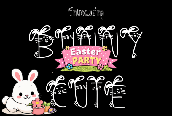 Bunny Cute: A Whimsical Typeface for Playful Spring Projects