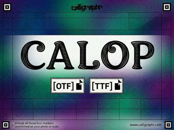 Calop: A Typeface with Classical Soul and Modern Edge