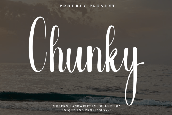 Chunky: The Modern Script Font with Autumnal Soul