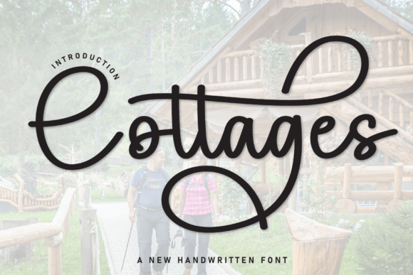 Cottages: A Handwritten Font for Authentic Design
