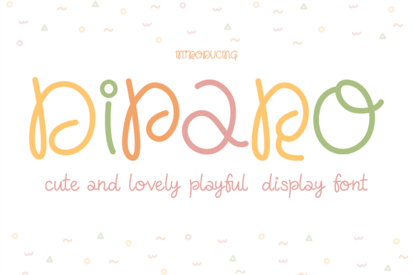 Diparo: The Whimsical Display Font for Joyful Design