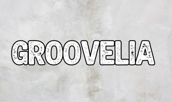 Groovelia: A Retro Display Font with Bold Personality