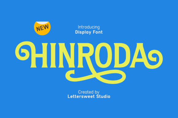 Hinroda: The Bold Display Font for Unforgettable Designs