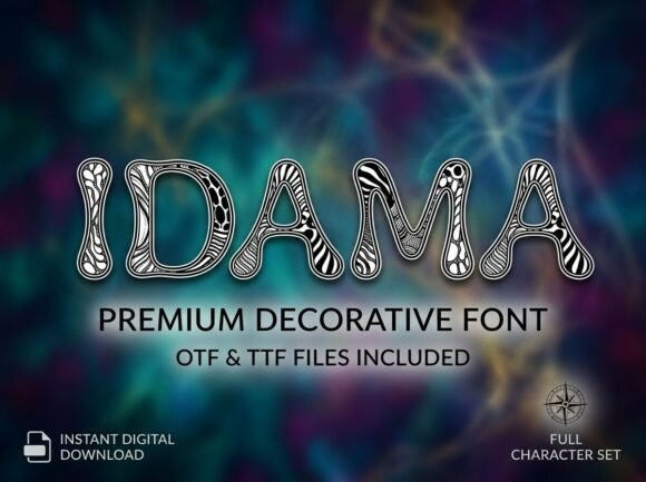 Idama: The Decorative Display Typeface That Demands a Second Look
