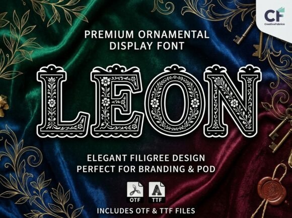 Leon: A Display Font That Commands Attention
