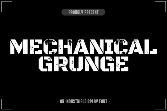 Mechanical Grunge: The Typeface Forged in Steel and Grit