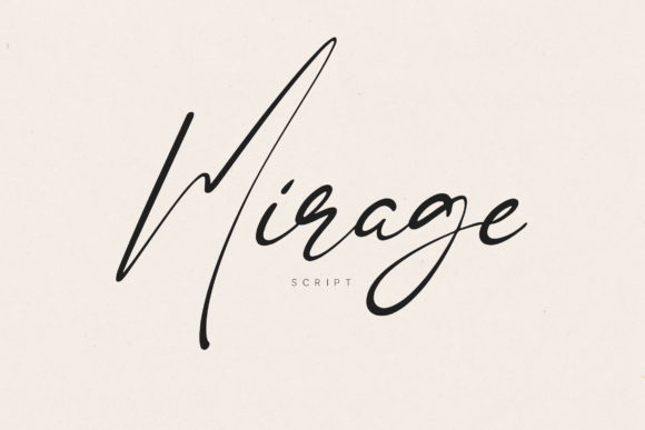 Mirage: The Signature Font for Modern Elegance