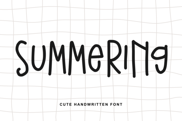 Summering: The Handwritten Font That Brings a Smile