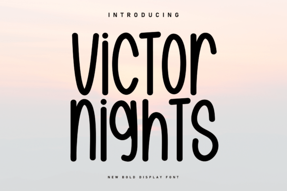 Victor Nights: The Handwritten Font That Feels Like a Conversation